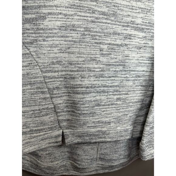 Saturday Sunday Anthropologie Space Dye Grey Cowl Neck Pull Over Sweater Size L - Picture 3 of 8